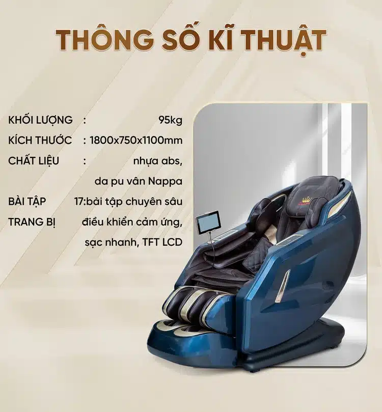 Ghế massage Queen Crown QC S850 13