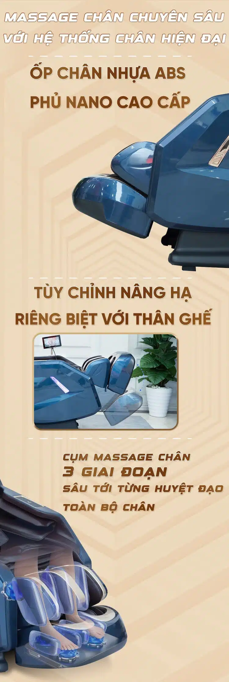 Ghế massage Queen Crown QC S850 10