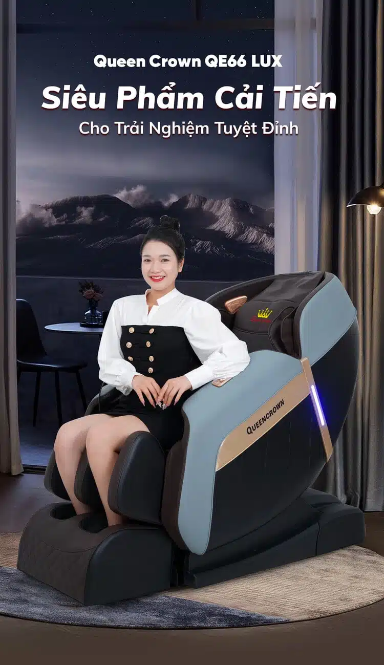 Ghế massage toàn thân Queen Crown QE66 Lux 1