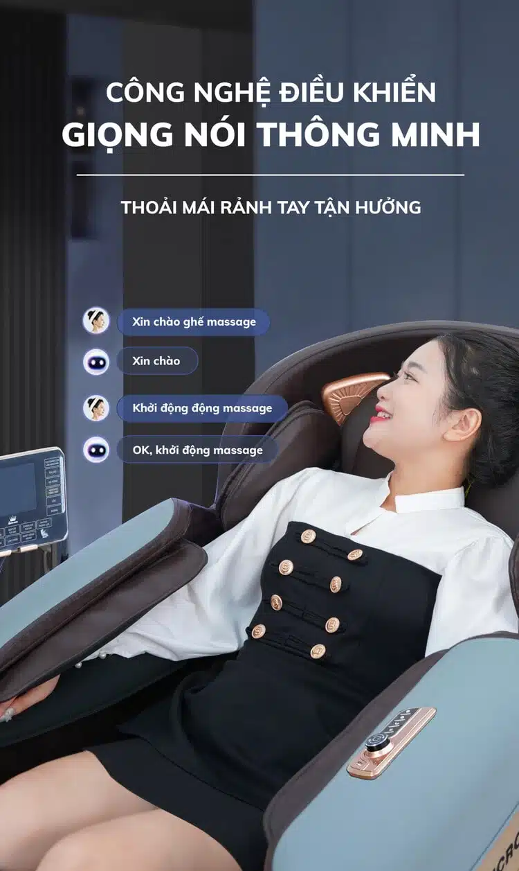 Ghế massage toàn thân Queen Crown QE66 Lux 12
