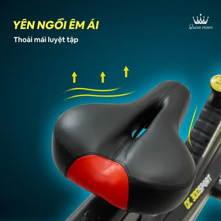 Xe Đạp Tập Thể Dục Tại Nhà Queen Crown 300 Sport 10